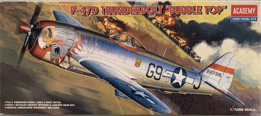 Academy 1/72 P-47D Thunderbolt "Bubble Top"
