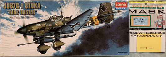 Academy 1/72 Ju 87G-1 Stuka "Tank Buster" + mask set