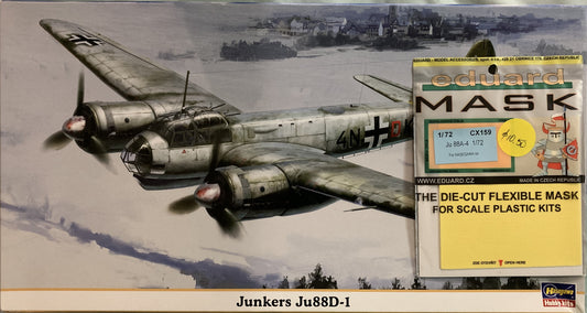 Hasegawa 1/72 Junkers Ju 88D-1 + mask set