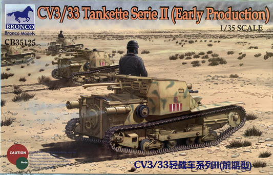 Bronco 1/35 CV3/33 Tankette Serie II (Early Production)