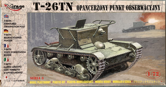 Mirage 1/72 T-26TN Armoured Observation Point