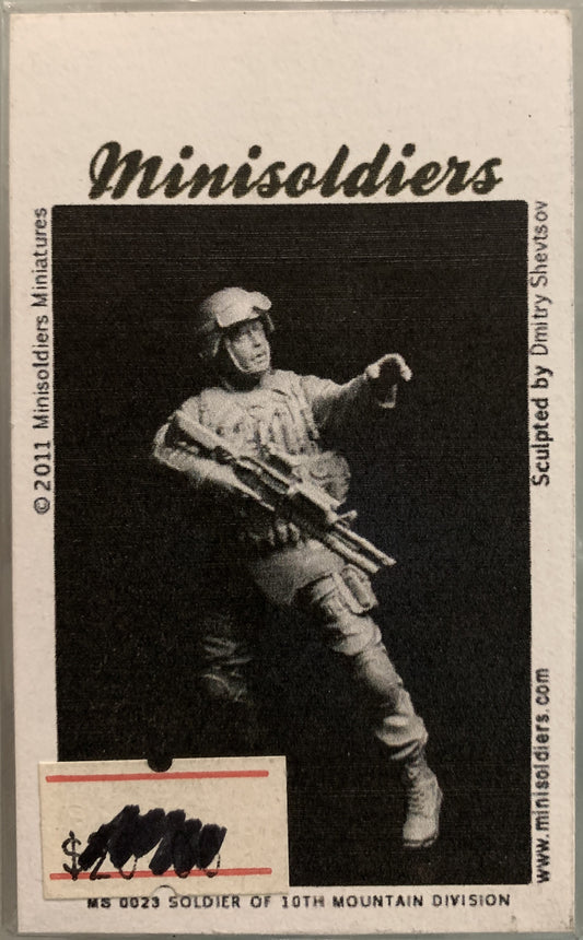 Mini Soldiers 1/35 Soldier of the 10th Mountain