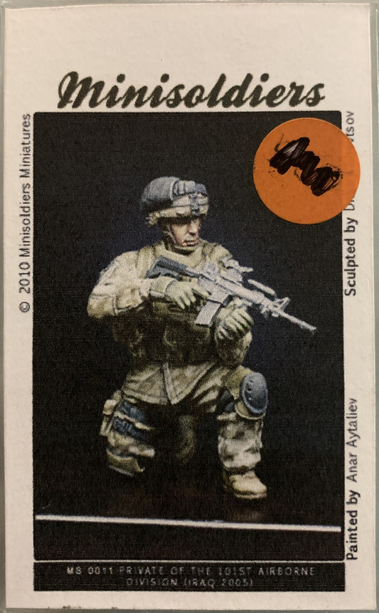 Mini Soldiers 1/35 Private of the 101st Airborne Division (Iraq 2005)