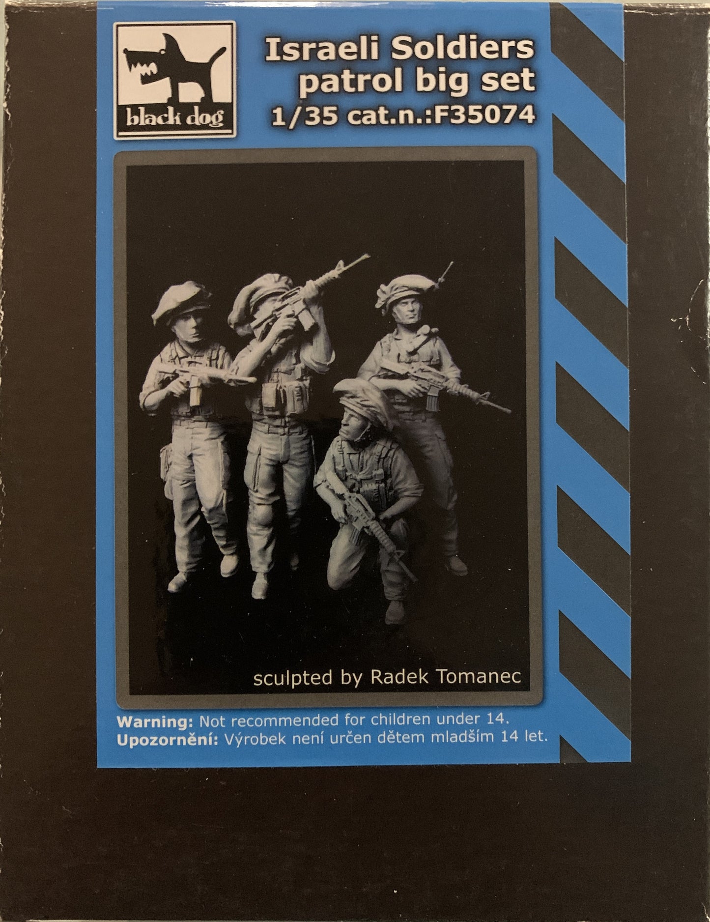 Black Dog 1/35 Israeli Soldiers patrol big set