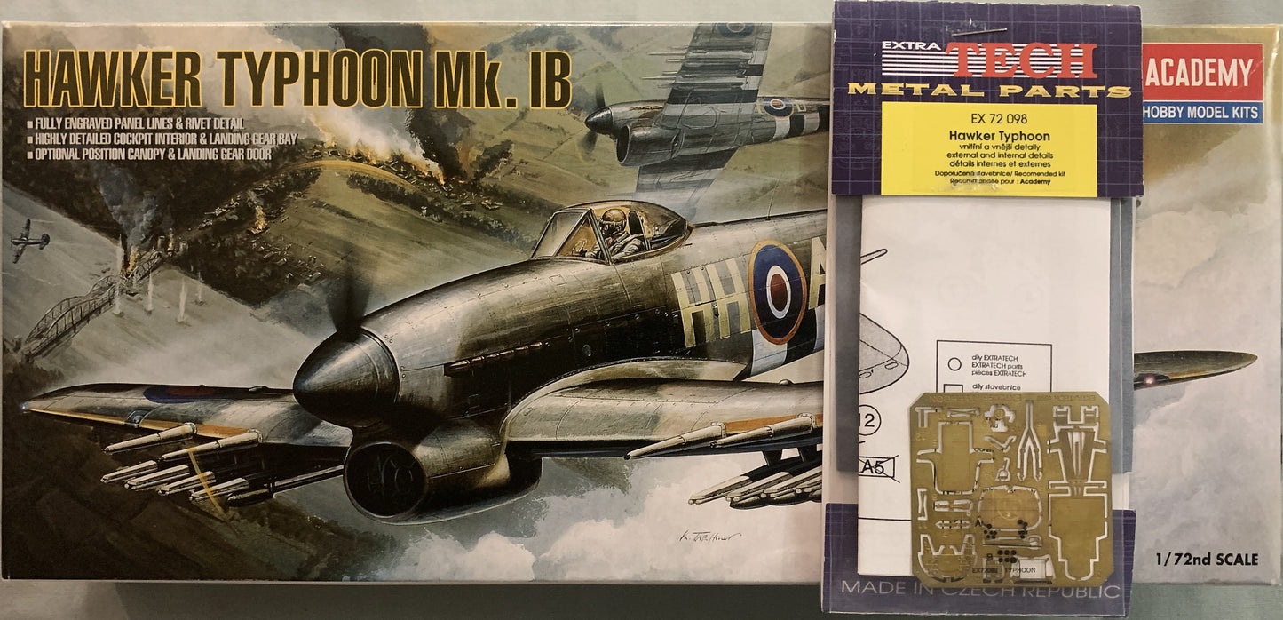 Academy 1/72 Typhoon Mk.Ib + exta's