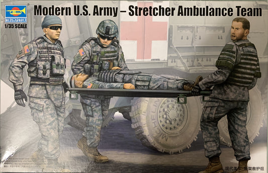 Trumpeter 1/35 Modern U.S. Army Stretcher Ambulance Team