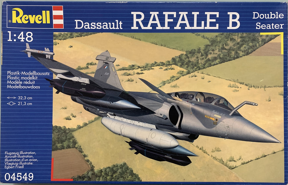Revell 1/48 Dassault Rafale B Double Seater – Sprue Finders