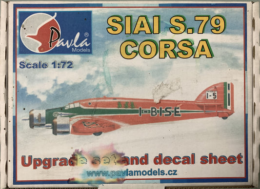 Pavla 1/72 SIAI S.79 Upgrade Set & Decal sheet