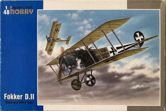 Special Hobby 1/48 Fokker D.II "Black and White Tails"