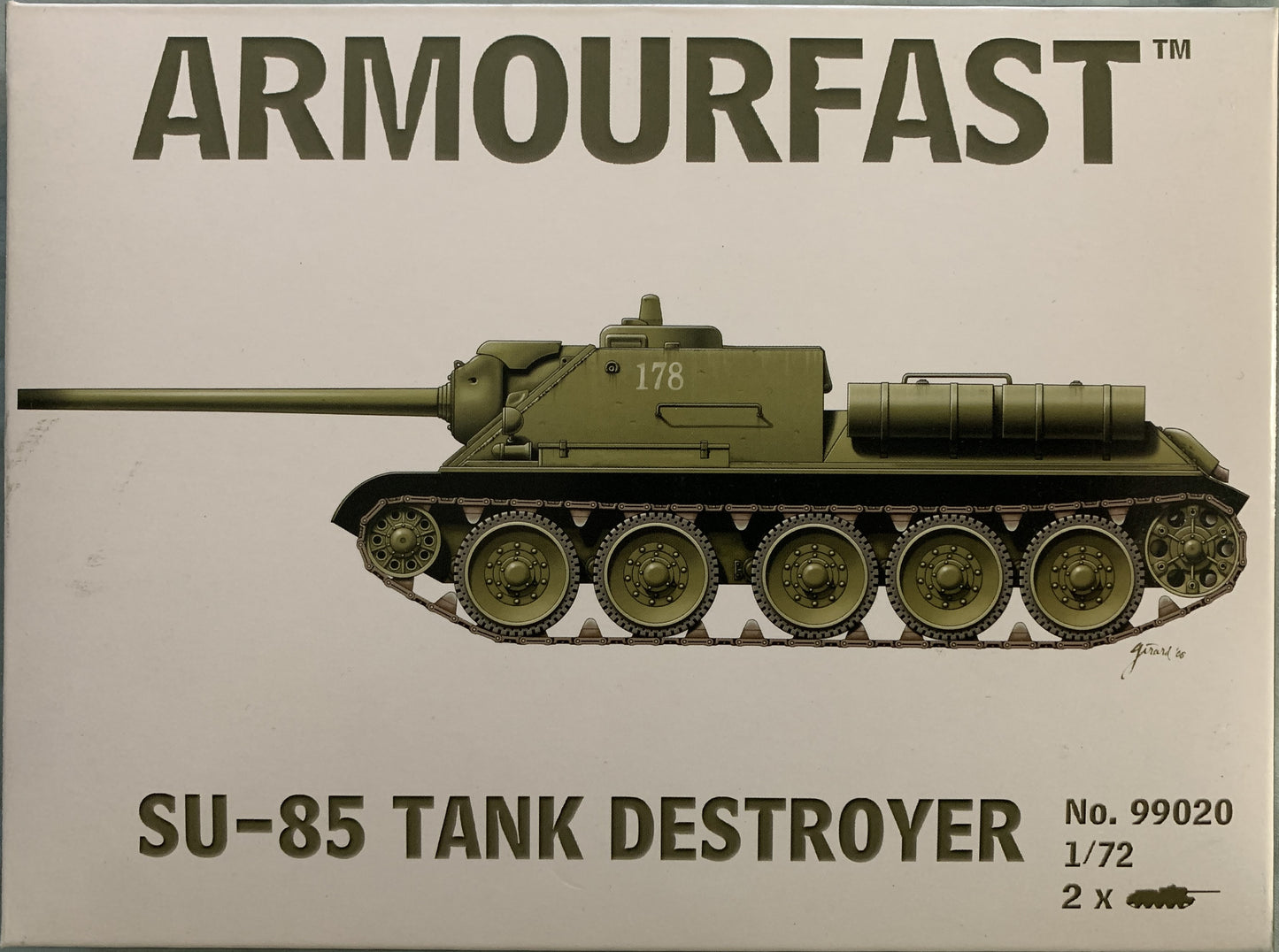 Armourfast 1/72 SU-85 Tank Destroyer