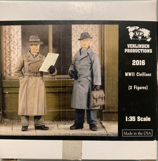 [T04] Verlinden 1/35 WWII Civilians