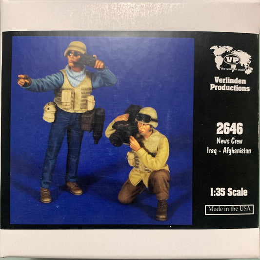 [T04] Verlinden 1/35 News Crew Iraq - Afghanistan