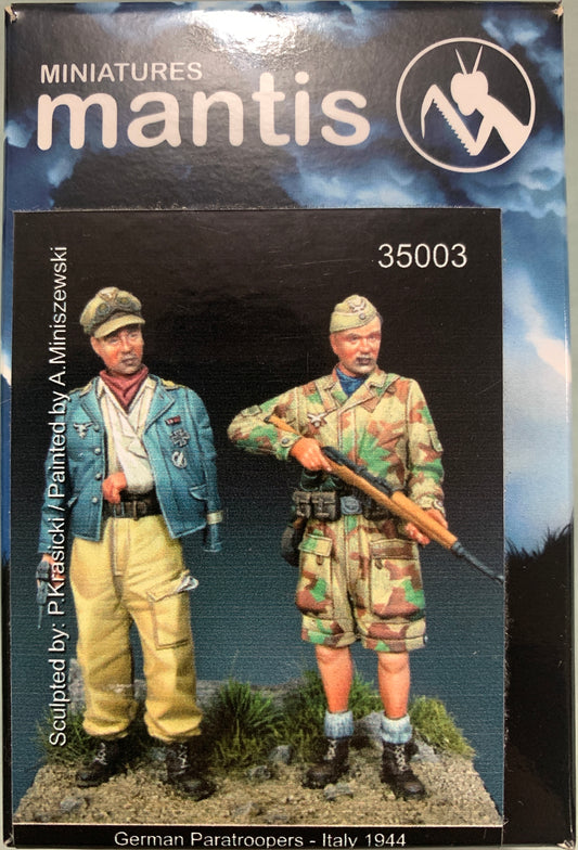 [T04] Mantis Miniatures 1/35 German Paratroopers - Italy 1944