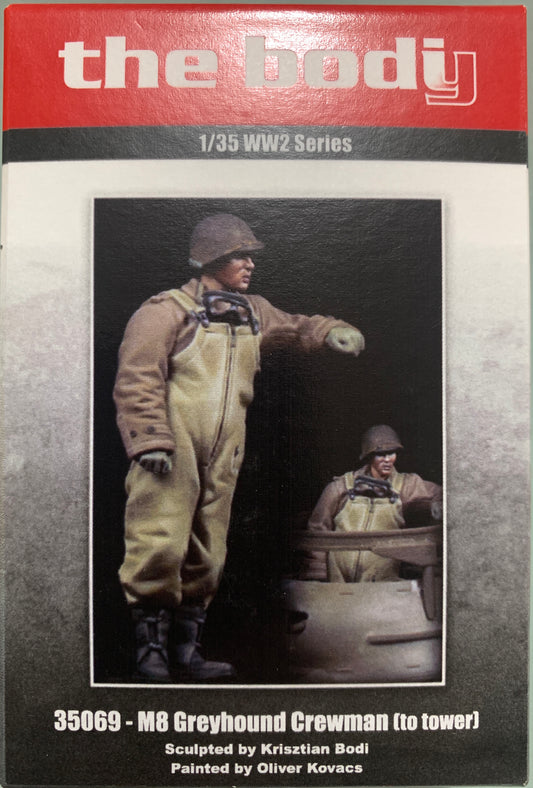 [T04] The Bodi 1/35 M8 Greyhound Crewman (to tower)