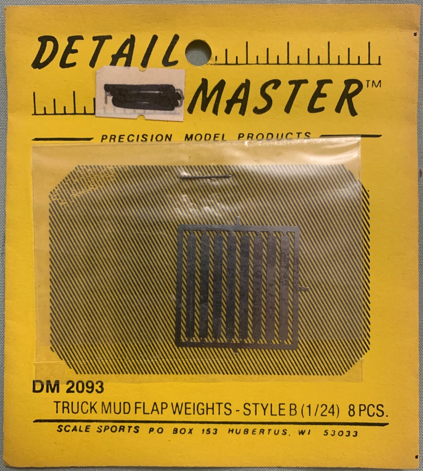 [T07] Detail Master 1/24 Truck Mud Flap weights - Style B