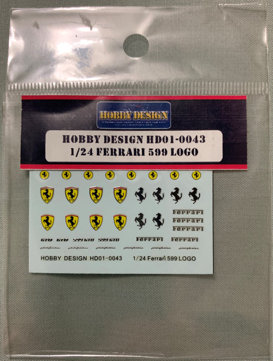 [T07] Hobby Design 1/24 Ferrari 599 Logo