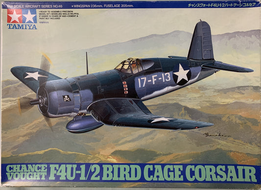 Tamiya 1/48 Chance Vought F4U-1/2 Bird Cage Corsair