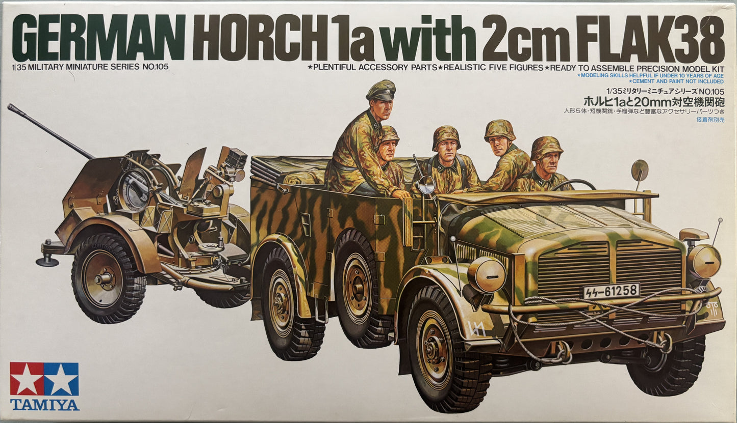 Tamiya 1/35 German Horch 1a with 2cm Flak 38