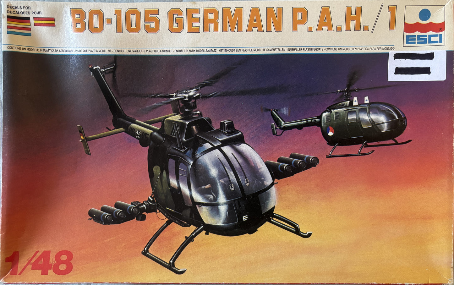 ESCI 1/48 BO-105 German P.A.H./1