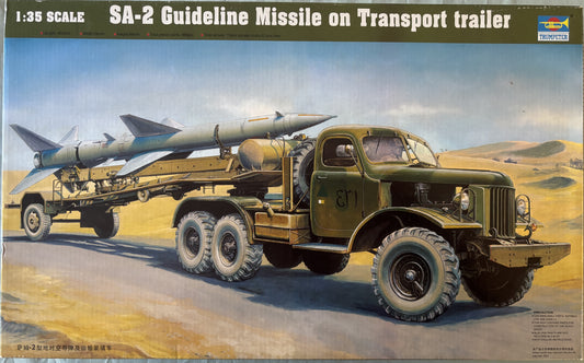 Trumpeter 1/35 SA-2 Guideline missile on Transport Trailer