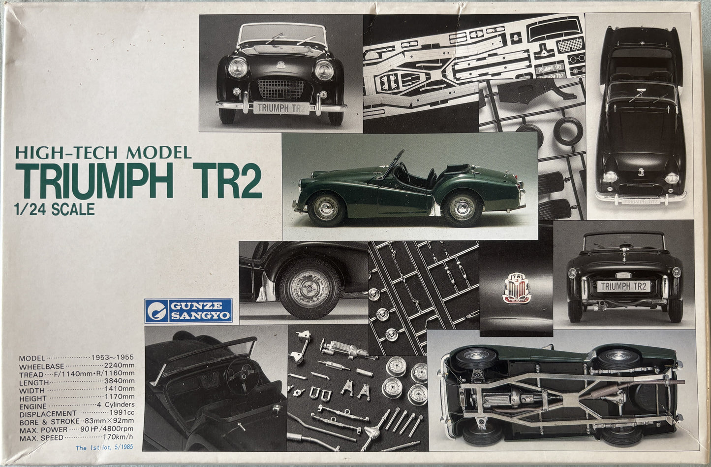 Gunze Sangyo 1/24 Triumph TR2 "Hi Tech Kit"