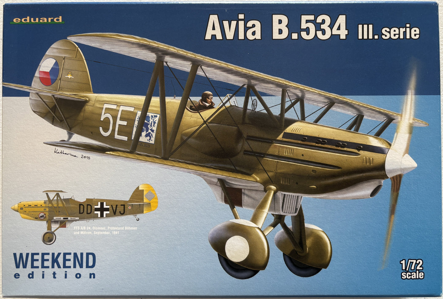 Eduard 1/72 Avia B.534 III.Serie Weekend Edition