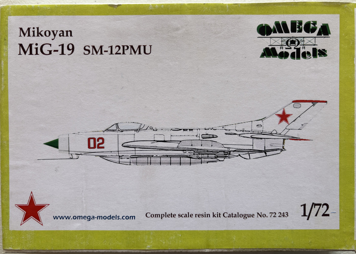Omega Models 1/72 Mig-19 SM-12OMU