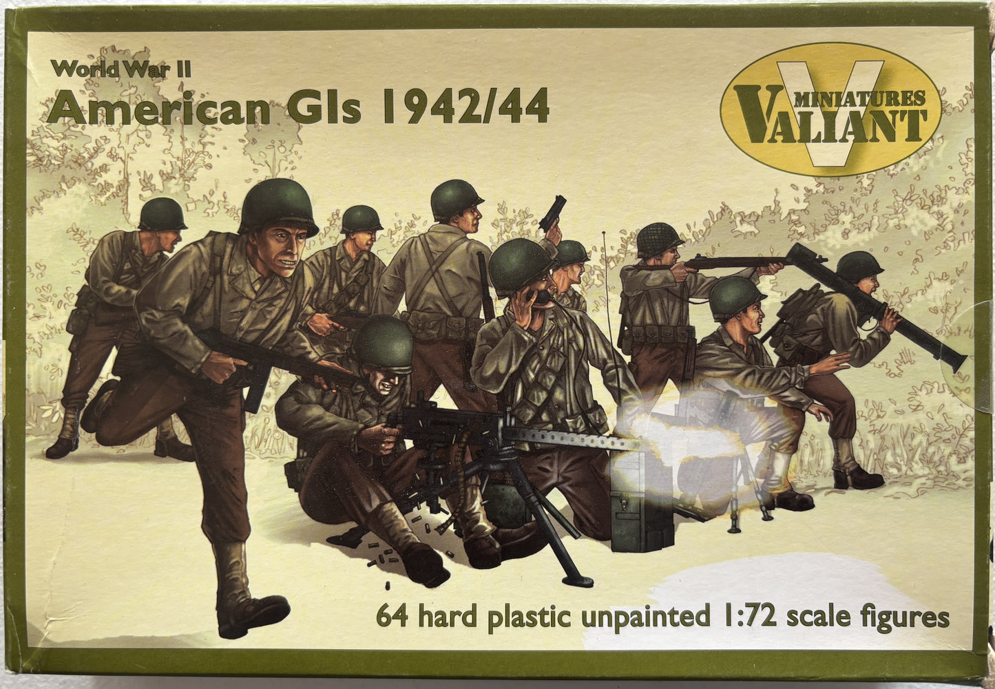Valiant Miniatures 1/72 World War II American GI's 1942/44