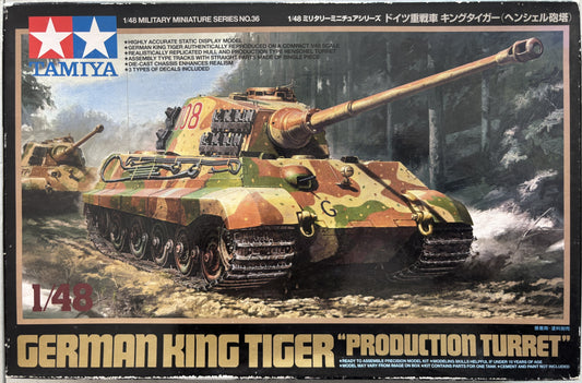 Tamiya 1/48 German King Tiger "Production Turret"