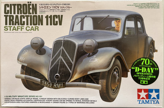 Tamiya 1/35 Citroen Traction 11CV Staff Car