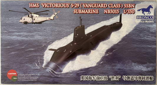 Bronco 1/350 HMS Victorious S-29 (Vanguard Class) SSBN Submarine