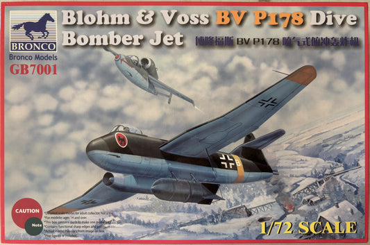 Bronco 1/72 Blohm & Voss BV P178 Dive Bomber Jet