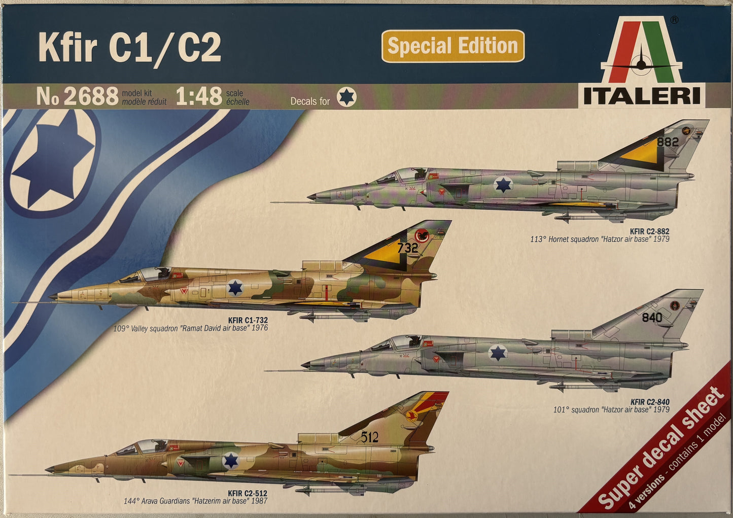 Italeri 1/48 Kfir C1/C2 "Special Edition"