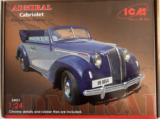 ICM 1/24 Admiral Cabriolet