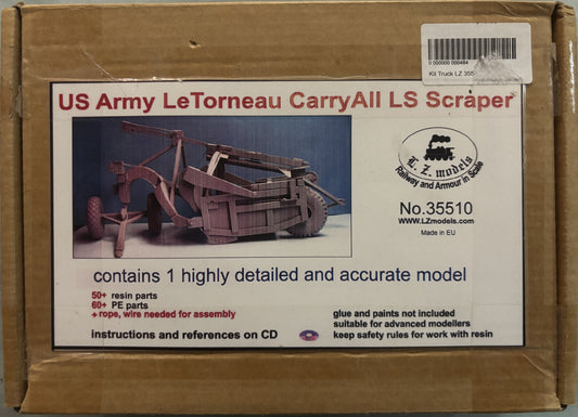 L.Z Models 1/35 US Army Le Torneau Carry All LS Scraper