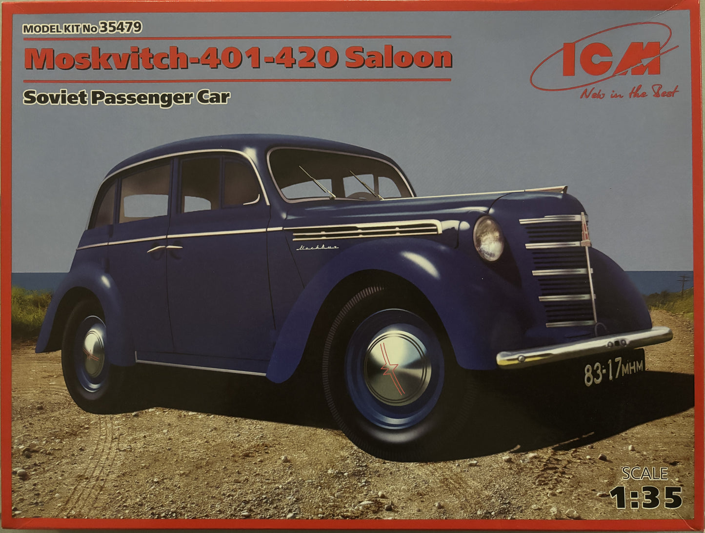 ICM 1/35 Moskvitch-401-420 Saloon, Soviet Passenger Car