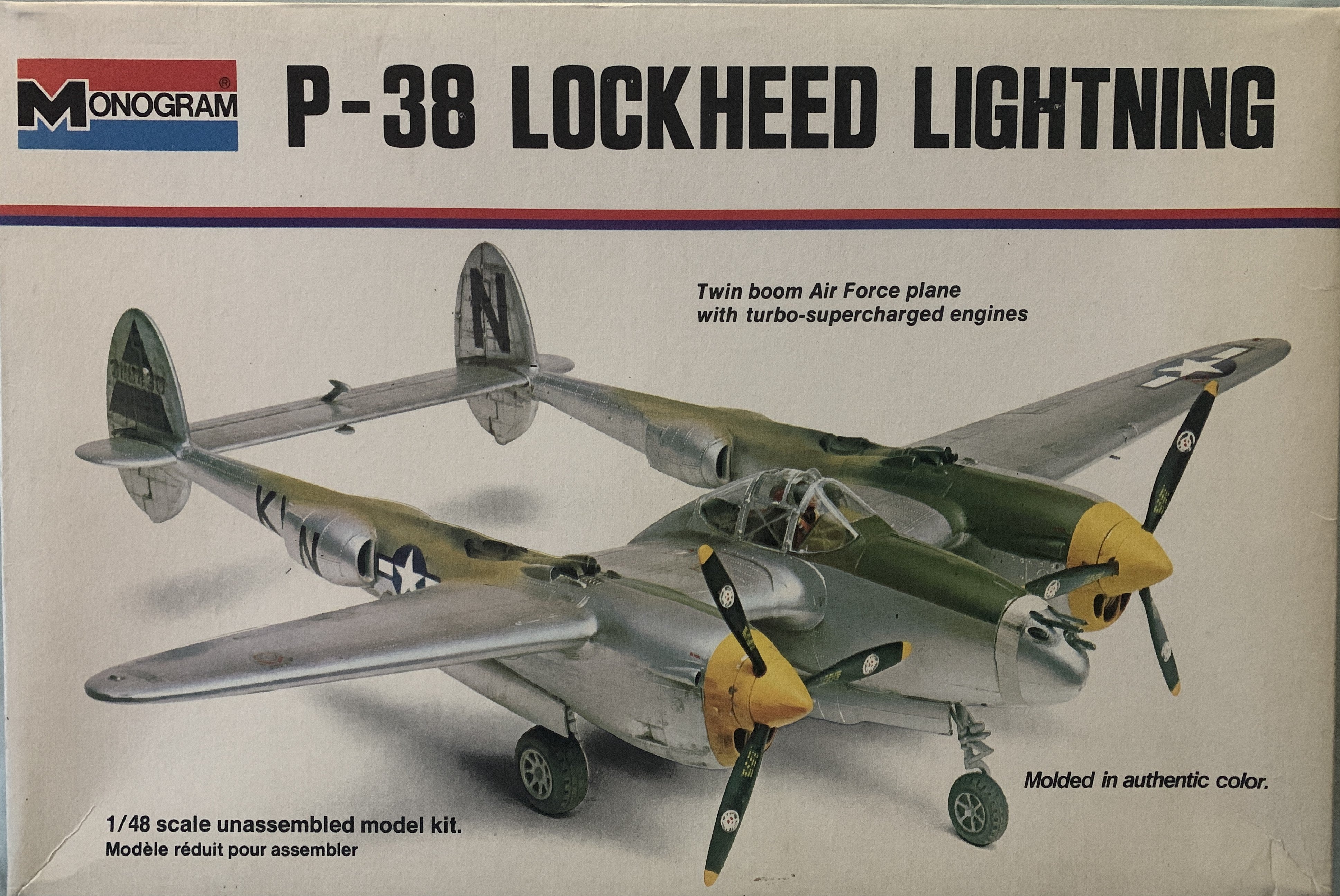 Monogram 1/48 P-38 Lockheed Lightning – Sprue Finders