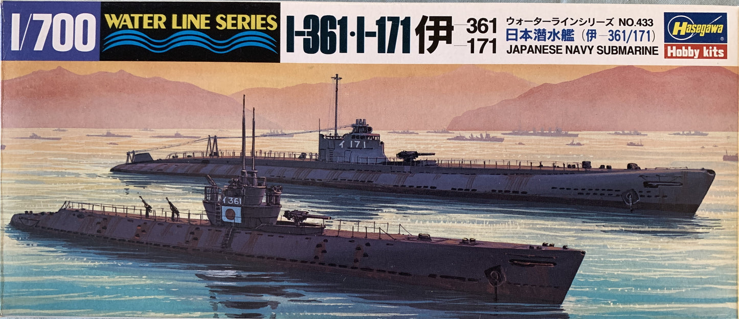 Hasegawa 1/700 Japanese Navy Submarine I-361 & I-171