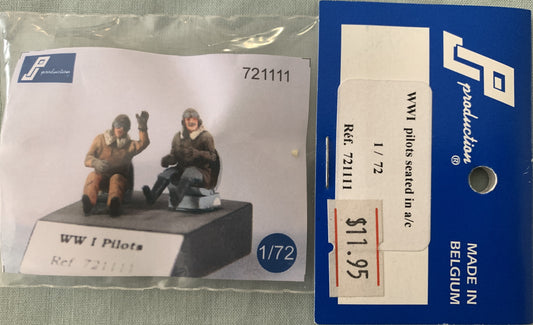 [66] PJ Productions 1/72 WWI Pilots Seated in Aircraft