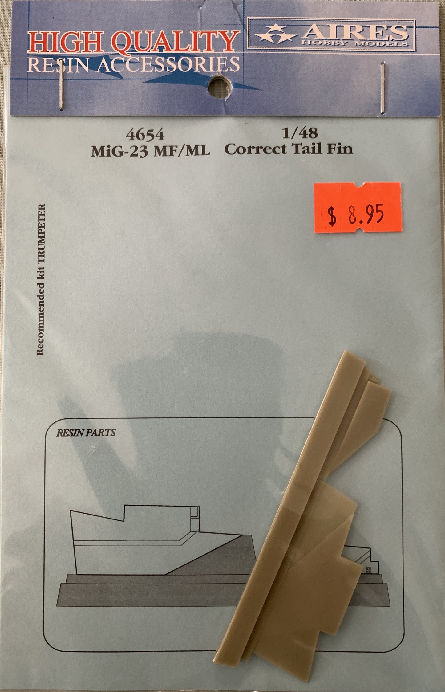 [66] Aires 1/48 Mig-23MF/ML Correct Tail Fin