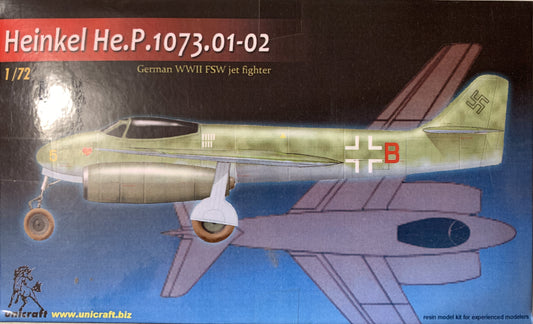 Unicraft 1/72 Heinkel He.P.1073.01-02