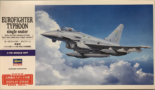 Hasegawa 1/72 Eurofighter Typhoon Single Seater