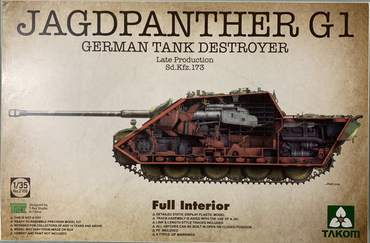 Takom 1/35 Sd.Kfz.173 Jagdpanther G1 Late Production, Full Interior