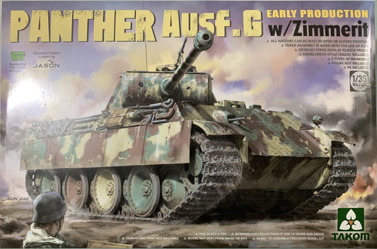 Takom 1/35 Panther Ausf.G Early Production w/Zimmerit