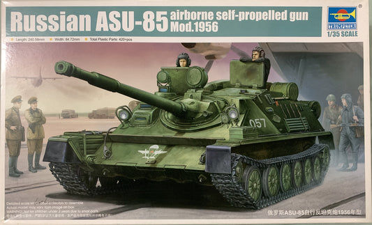 Trumpeter 1/35 Russian ASU-85 Airborne Self Propelled gun Mod.1956