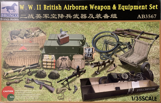Bronco 1/35 WWII British Airborne Weapon & Equipment set