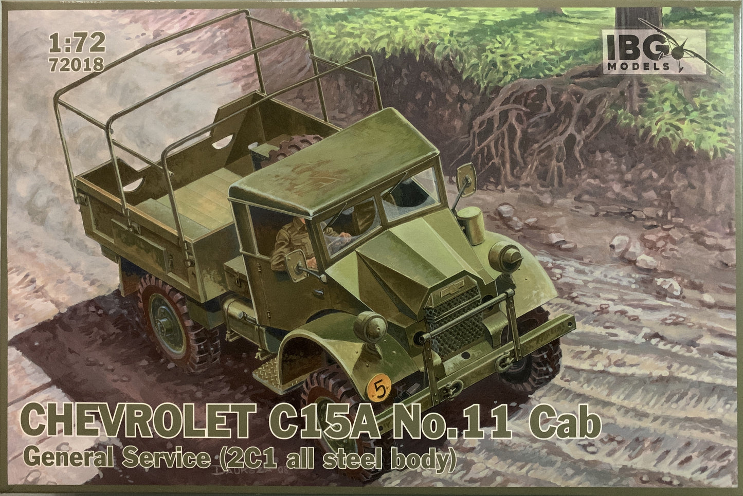 IBG 1/72 Chevrolet C15A No.11 Cab General Service (2C1 all steel body)