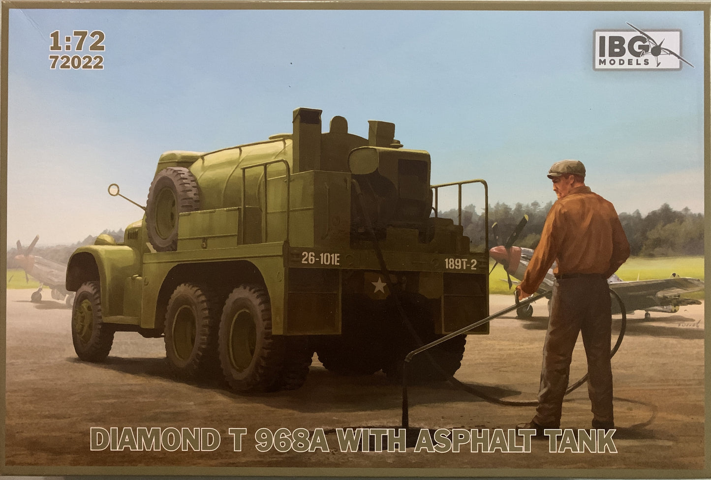 IBG 1/72 Diamond T968A with Asphalt Tank