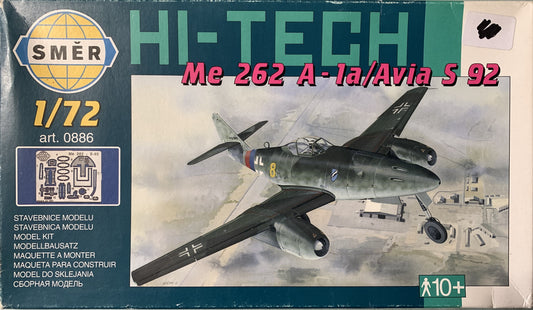 Smer 1/72 Messerschmitt Me 262A-1a/Avia S-92