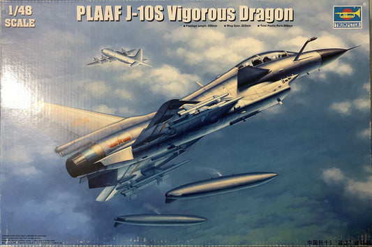 Trumpeter 1/48 PLAAF J-10S Vigorous Dragon